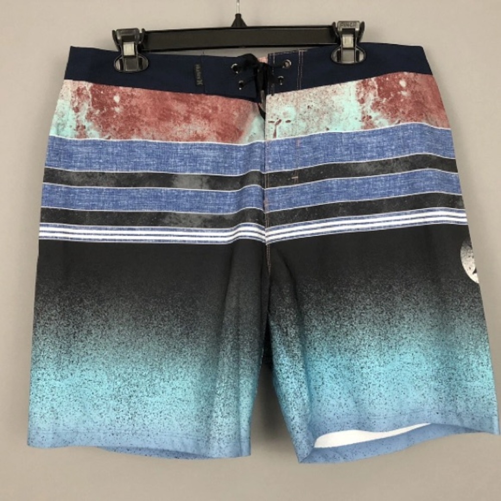 Hurley Phantom Board Shorts Mens 32 Abstract Swim Beach Surf Casual